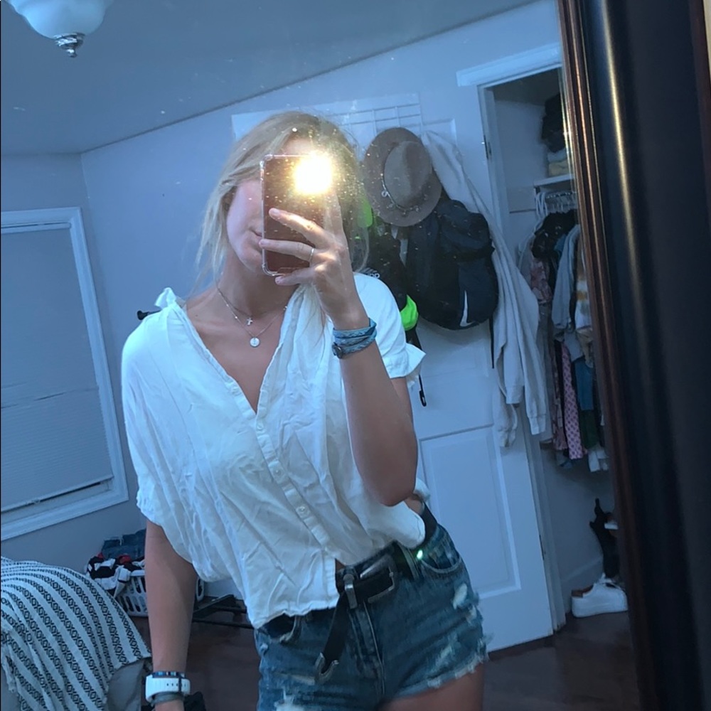 basic white button up - Picture 2 of 2